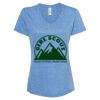 Women's Snow Heather Jersey V-Neck T-Shirt Thumbnail