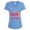 Women's Snow Heather Jersey V-Neck T-Shirt Thumbnail