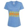 Women's Snow Heather Jersey V-Neck T-Shirt Thumbnail