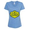 Women's Snow Heather Jersey V-Neck T-Shirt Thumbnail