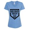 Women's Snow Heather Jersey V-Neck T-Shirt Thumbnail