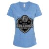 Women's Snow Heather Jersey V-Neck T-Shirt Thumbnail