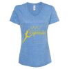 Women's Snow Heather Jersey V-Neck T-Shirt Thumbnail