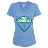 Women's Snow Heather Jersey V-Neck T-Shirt Thumbnail