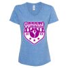 Women's Snow Heather Jersey V-Neck T-Shirt Thumbnail