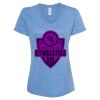 Women's Snow Heather Jersey V-Neck T-Shirt Thumbnail