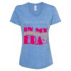 Women's Snow Heather Jersey V-Neck T-Shirt Thumbnail