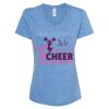 Women's Snow Heather Jersey V-Neck T-Shirt Thumbnail