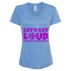 Women's Snow Heather Jersey V-Neck T-Shirt Thumbnail