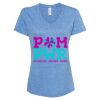 Women's Snow Heather Jersey V-Neck T-Shirt Thumbnail