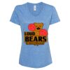 Women's Snow Heather Jersey V-Neck T-Shirt Thumbnail