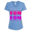 Women's Snow Heather Jersey V-Neck T-Shirt Thumbnail
