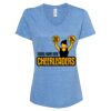 Women's Snow Heather Jersey V-Neck T-Shirt Thumbnail