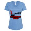Women's Snow Heather Jersey V-Neck T-Shirt Thumbnail