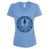Women's Snow Heather Jersey V-Neck T-Shirt Thumbnail