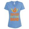 Women's Snow Heather Jersey V-Neck T-Shirt Thumbnail