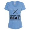 Women's Snow Heather Jersey V-Neck T-Shirt Thumbnail