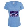Women's Snow Heather Jersey V-Neck T-Shirt Thumbnail