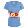 Women's Snow Heather Jersey V-Neck T-Shirt Thumbnail