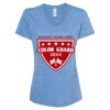 Women's Snow Heather Jersey V-Neck T-Shirt Thumbnail