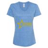 Women's Snow Heather Jersey V-Neck T-Shirt Thumbnail