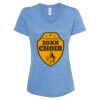 Women's Snow Heather Jersey V-Neck T-Shirt Thumbnail