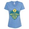 Women's Snow Heather Jersey V-Neck T-Shirt Thumbnail