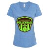 Women's Snow Heather Jersey V-Neck T-Shirt Thumbnail