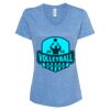 Women's Snow Heather Jersey V-Neck T-Shirt Thumbnail