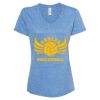 Women's Snow Heather Jersey V-Neck T-Shirt Thumbnail
