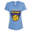Women's Snow Heather Jersey V-Neck T-Shirt Thumbnail