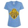 Women's Snow Heather Jersey V-Neck T-Shirt Thumbnail