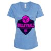 Women's Snow Heather Jersey V-Neck T-Shirt Thumbnail