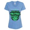 Women's Snow Heather Jersey V-Neck T-Shirt Thumbnail