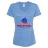 Women's Snow Heather Jersey V-Neck T-Shirt Thumbnail