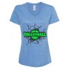Women's Snow Heather Jersey V-Neck T-Shirt Thumbnail