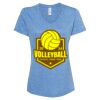 Women's Snow Heather Jersey V-Neck T-Shirt Thumbnail