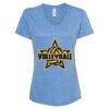 Women's Snow Heather Jersey V-Neck T-Shirt Thumbnail