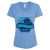 Women's Snow Heather Jersey V-Neck T-Shirt Thumbnail