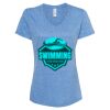 Women's Snow Heather Jersey V-Neck T-Shirt Thumbnail