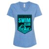 Women's Snow Heather Jersey V-Neck T-Shirt Thumbnail