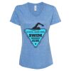 Women's Snow Heather Jersey V-Neck T-Shirt Thumbnail