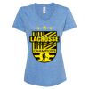 Women's Snow Heather Jersey V-Neck T-Shirt Thumbnail