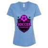 Women's Snow Heather Jersey V-Neck T-Shirt Thumbnail