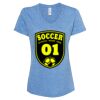Women's Snow Heather Jersey V-Neck T-Shirt Thumbnail