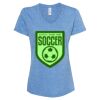 Women's Snow Heather Jersey V-Neck T-Shirt Thumbnail