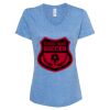 Women's Snow Heather Jersey V-Neck T-Shirt Thumbnail