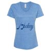 Women's Snow Heather Jersey V-Neck T-Shirt Thumbnail