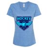 Women's Snow Heather Jersey V-Neck T-Shirt Thumbnail