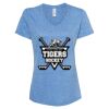Women's Snow Heather Jersey V-Neck T-Shirt Thumbnail